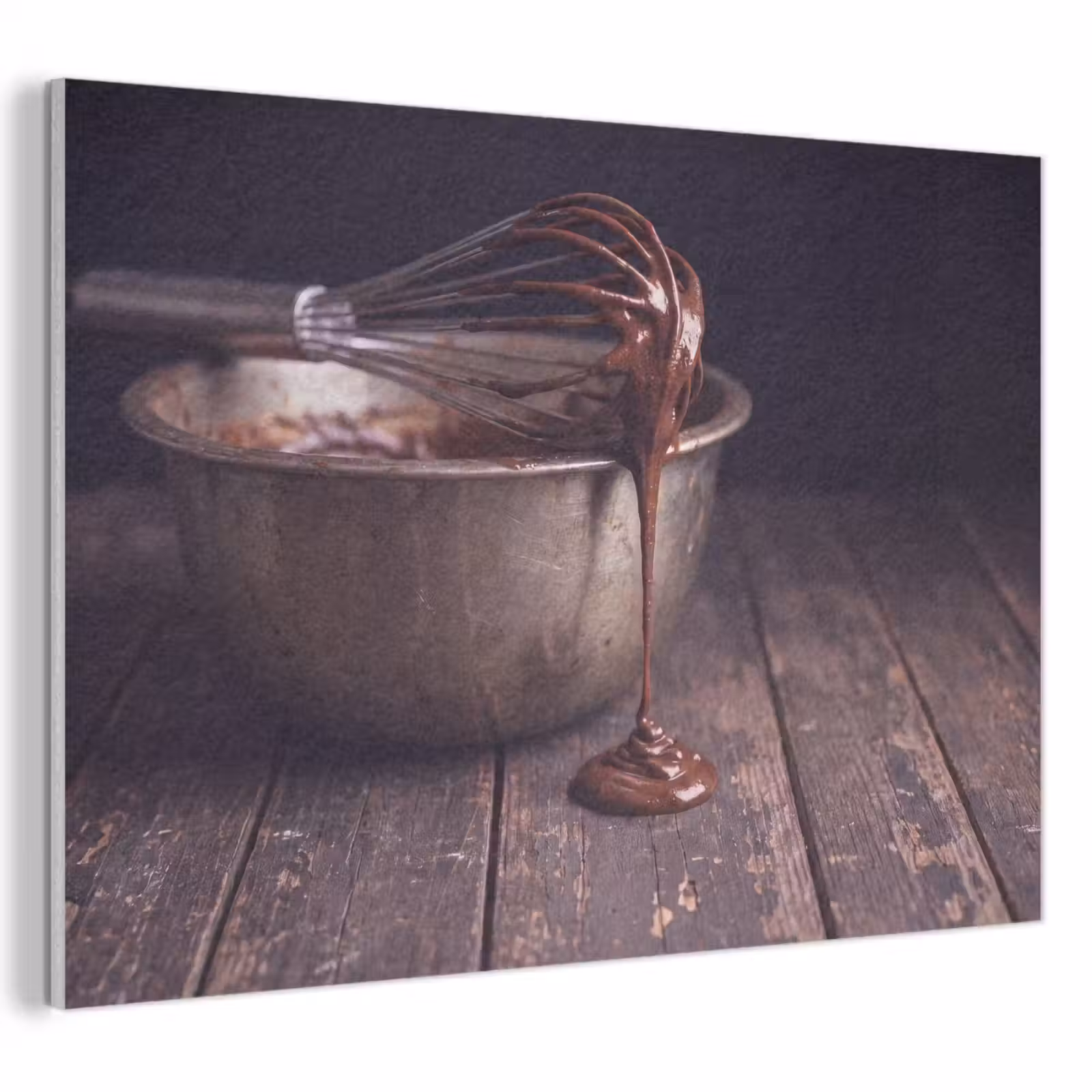 Akoestisch schilderij - Chocolade - Beslag - Eten — 1