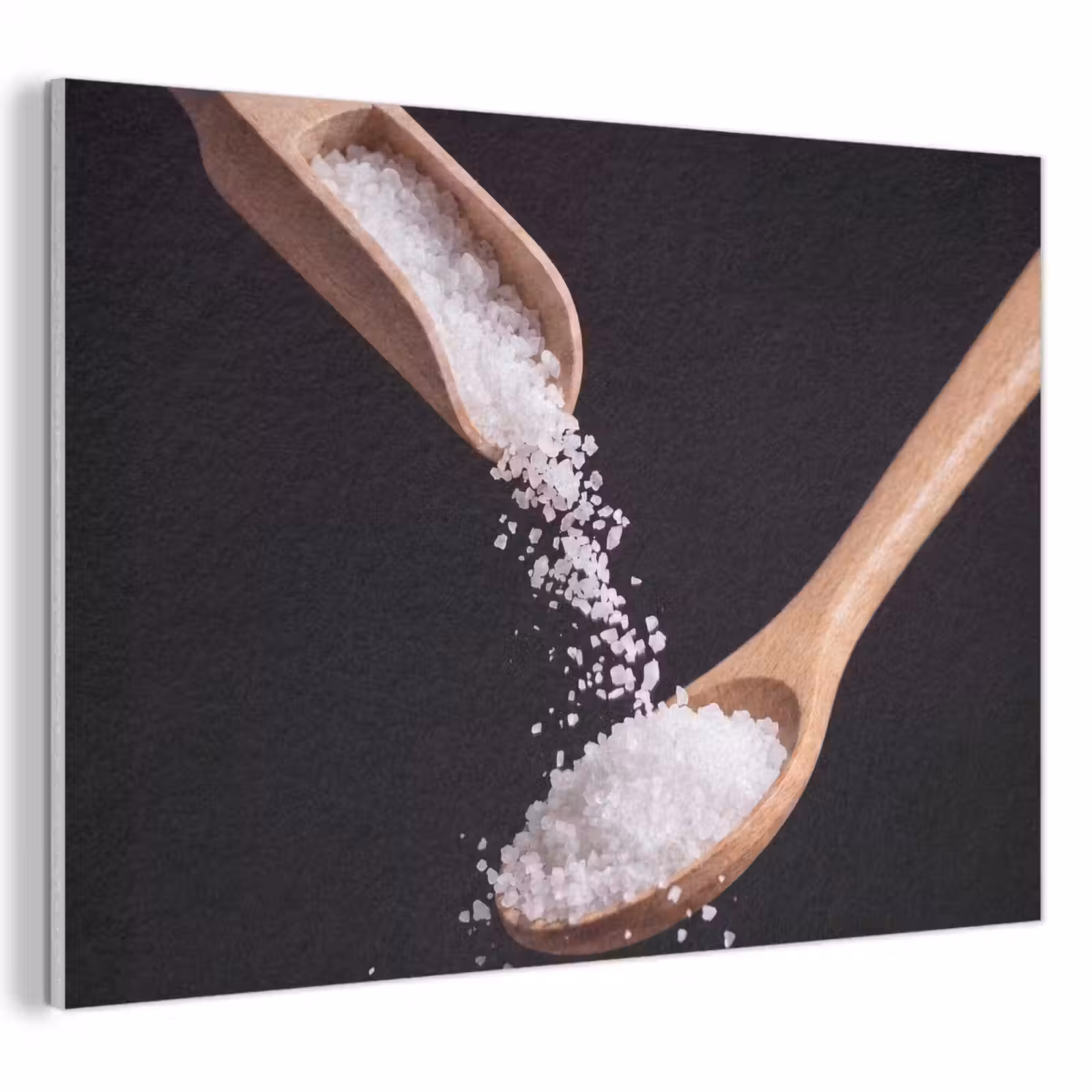 Akoestisch schilderij - Eten - Zout - Hout — 1