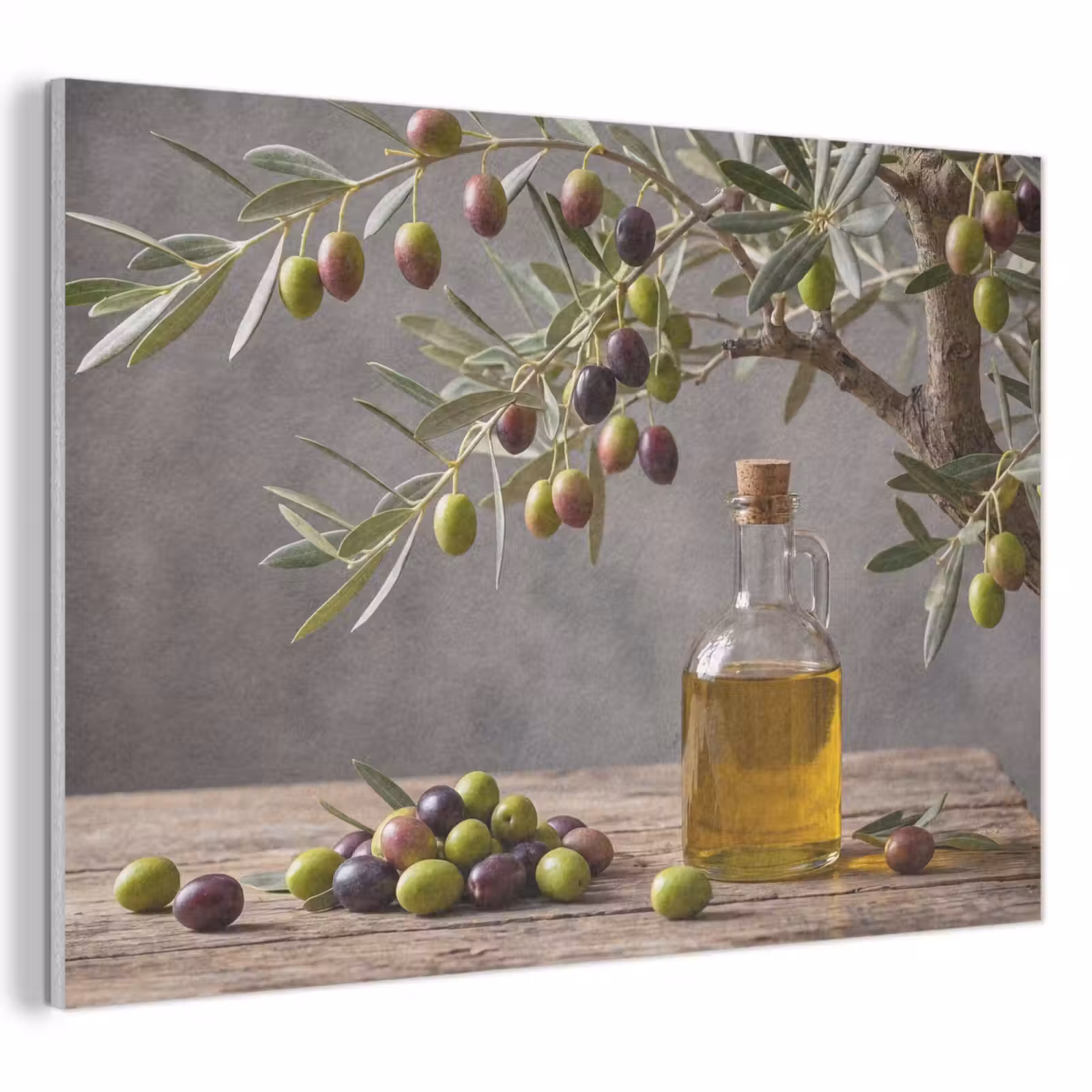 Akoestisch schilderij - Olijfboom - Olijven - Natuur — 1
