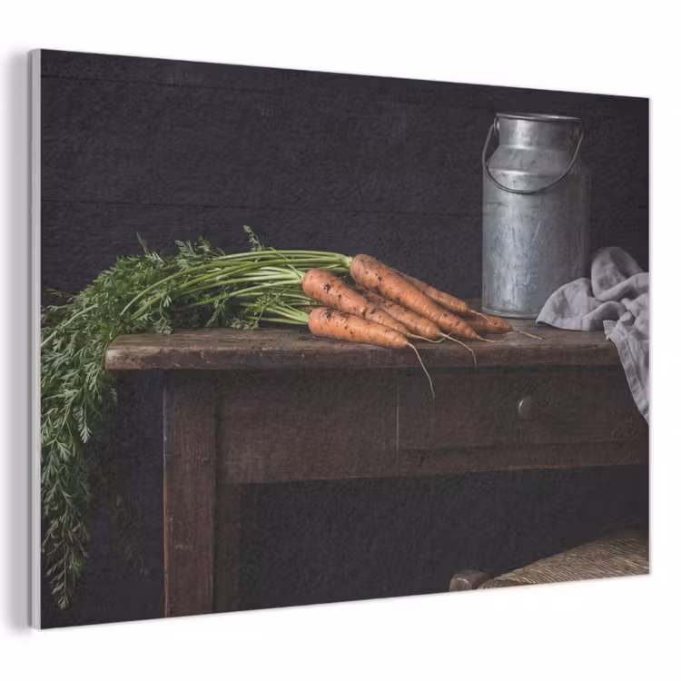 Akoestisch schilderij - Groenten - Rustiek - Stilleven — 1