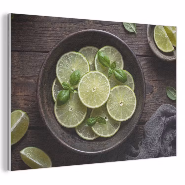 Akoestisch schilderij - Fruit - Groen - Eten — 1