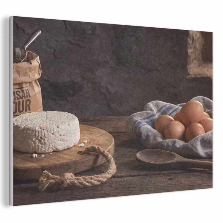 Akoestisch schilderij - Meel - Eieren - Eten — 1
