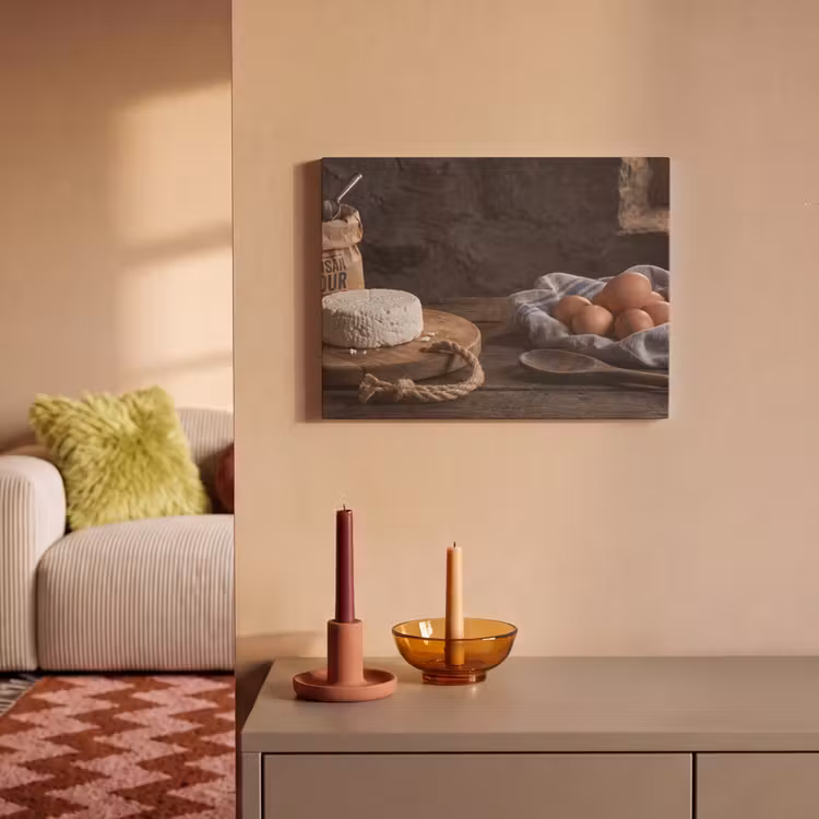 Akoestisch schilderij - Meel - Eieren - Eten — 2