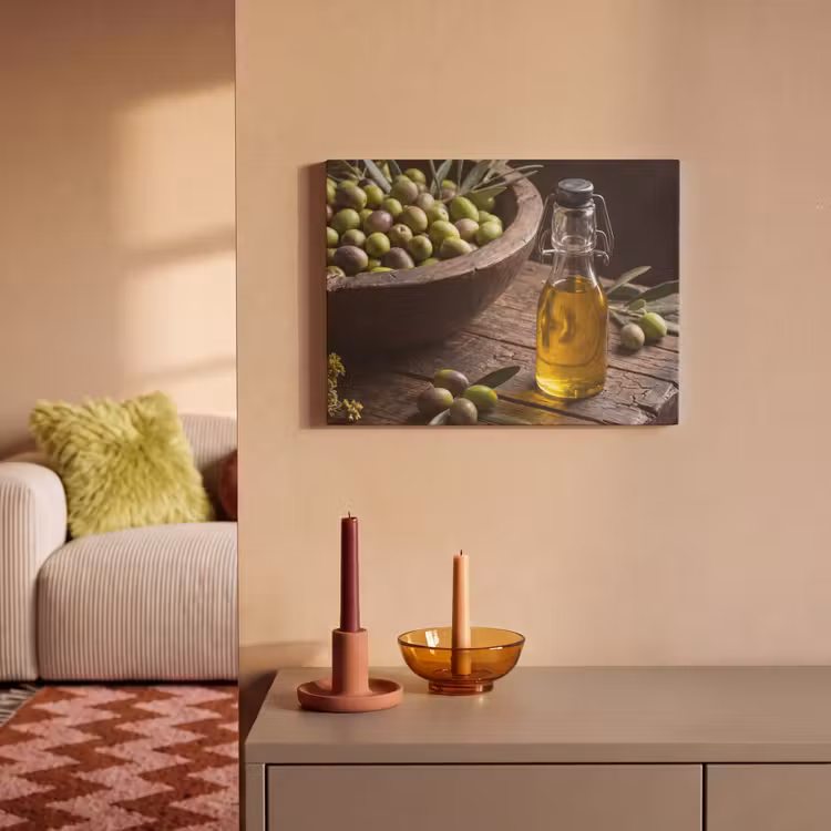 Akoestisch schilderij - Olijven - Eten - Rustiek — 2