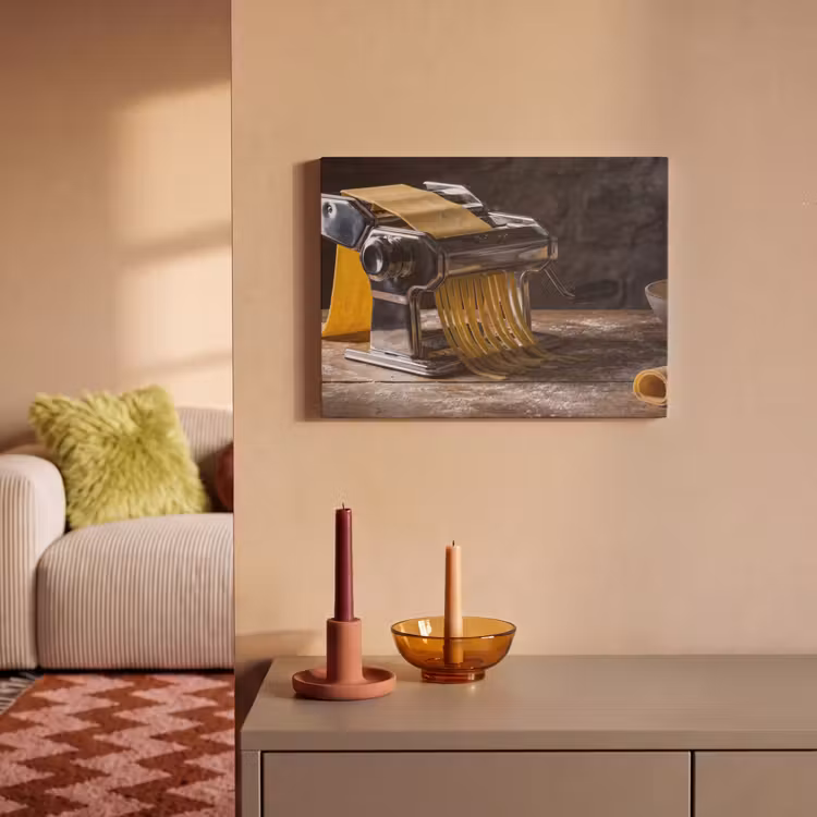 Akoestisch schilderij - Pasta - Vers - Koken — 2