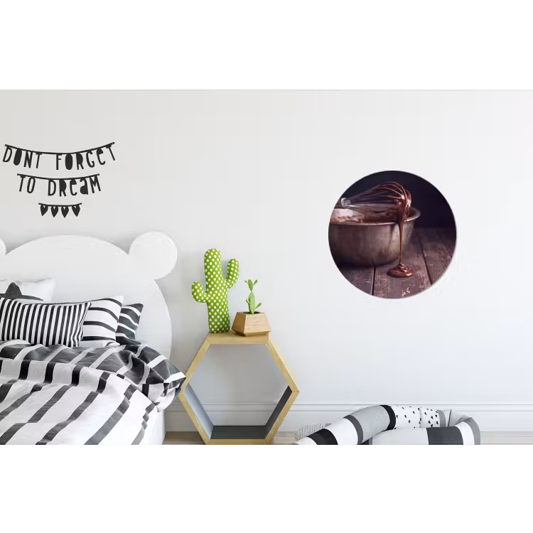 Wandcirkel - Aluminium - Chocolade - Beslag - Eten — 5