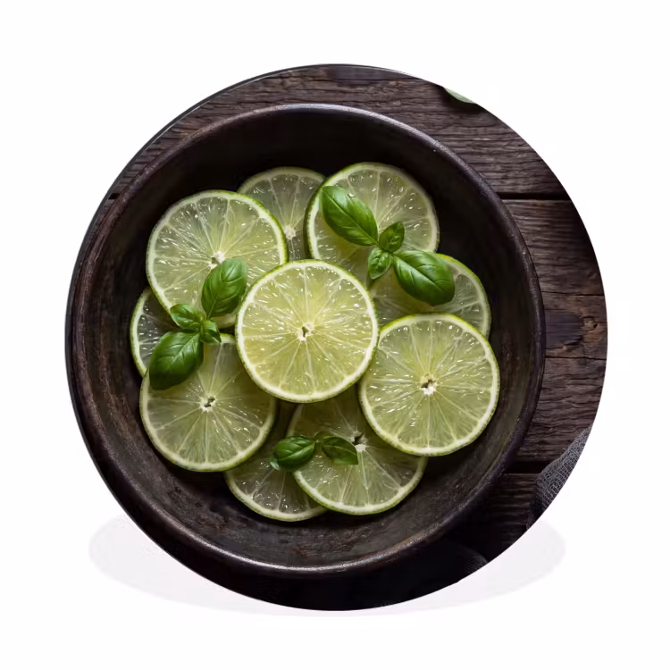 Wandcirkel - Aluminium - Fruit - Groen - Eten — 1