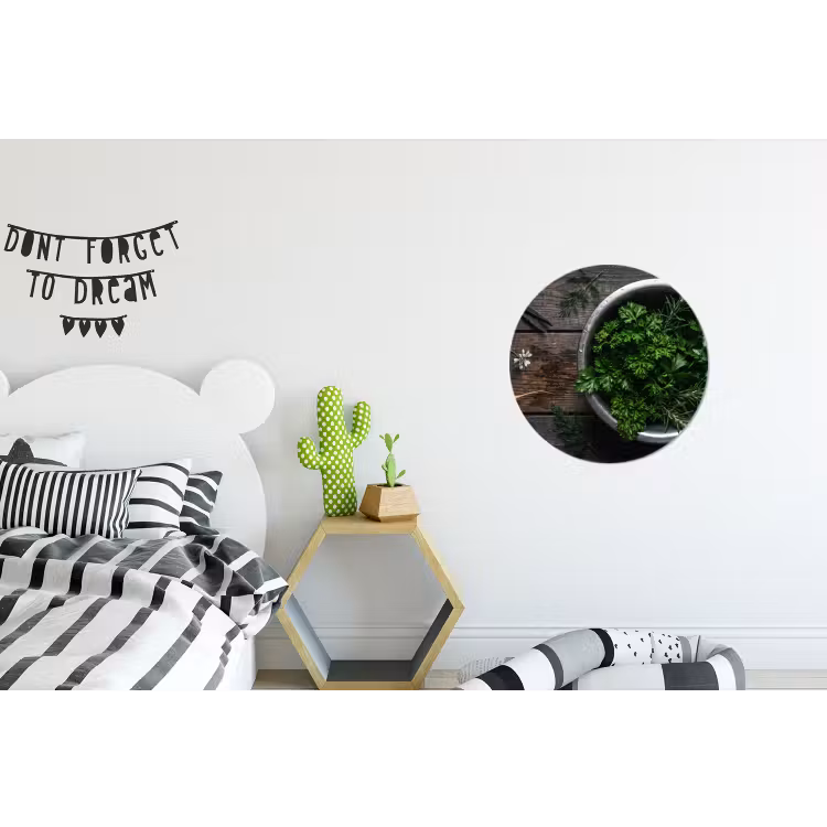 Wandcirkel - Aluminium - Groenten - Hout - Eten — 5