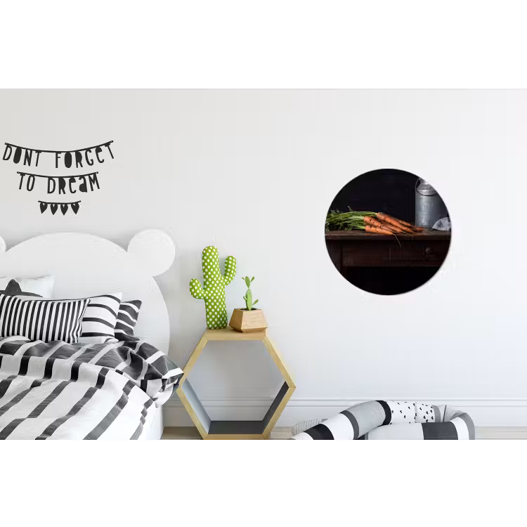 Wandcirkel - Aluminium - Groenten - Rustiek - Stilleven — 5