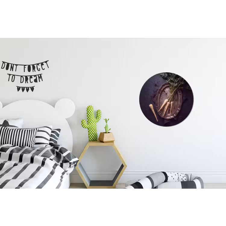 Wandcirkel - Aluminium - Groenten - Still-leven - Donker — 5
