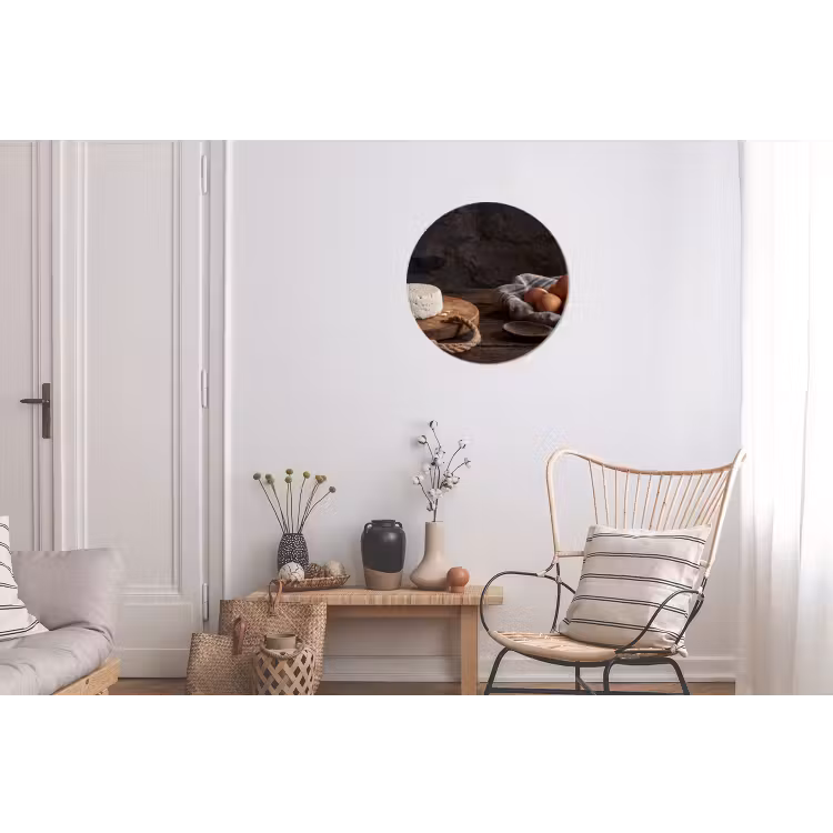 Wandcirkel - Aluminium - Meel - Eieren - Eten — 2