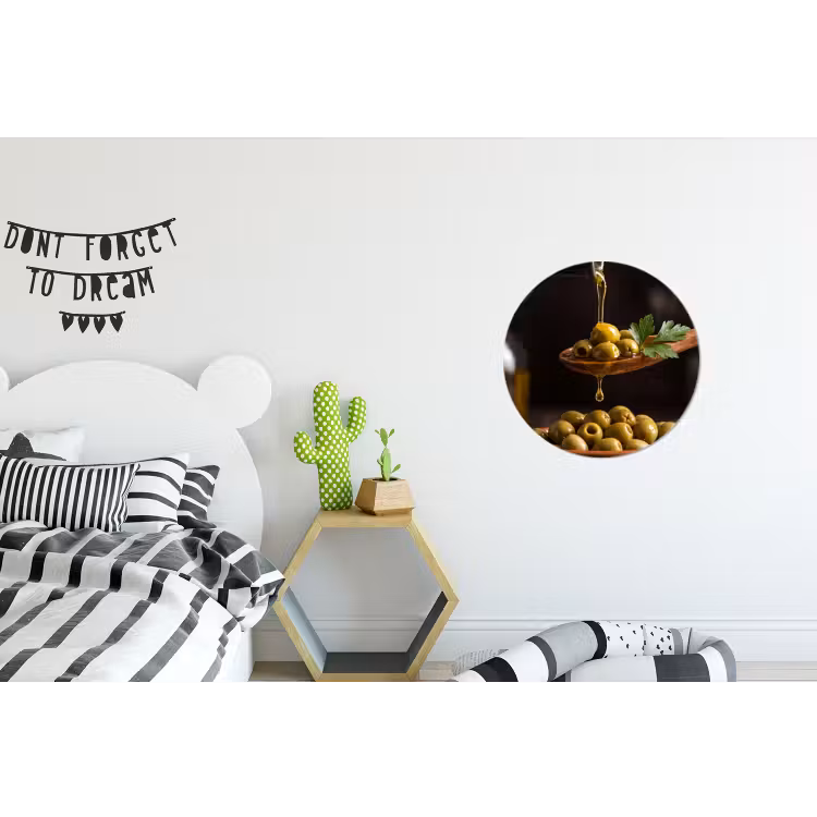 Wandcirkel - Aluminium - Olijven - Olijfolie - Eten — 5