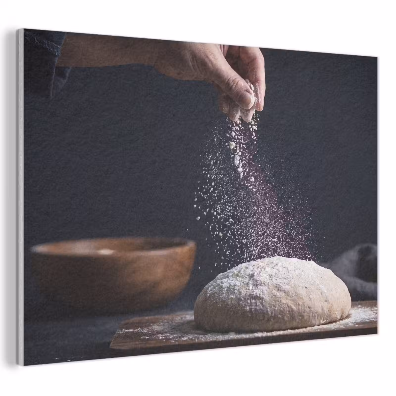 Akoestisch schilderij - Deeg - Hand - Bakken — 1