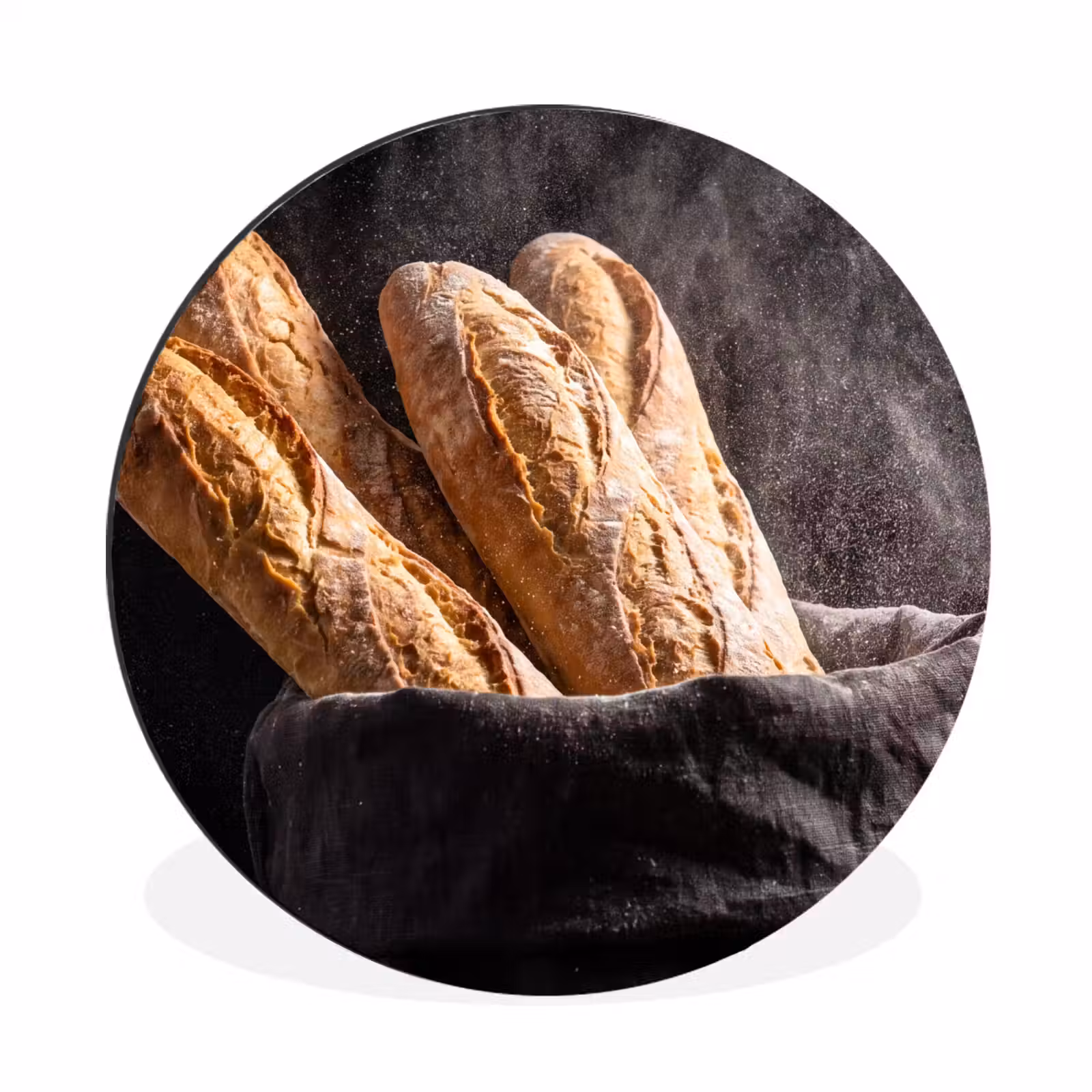 Wandcirkel - Aluminium - Brood - Zak - Eten — 1