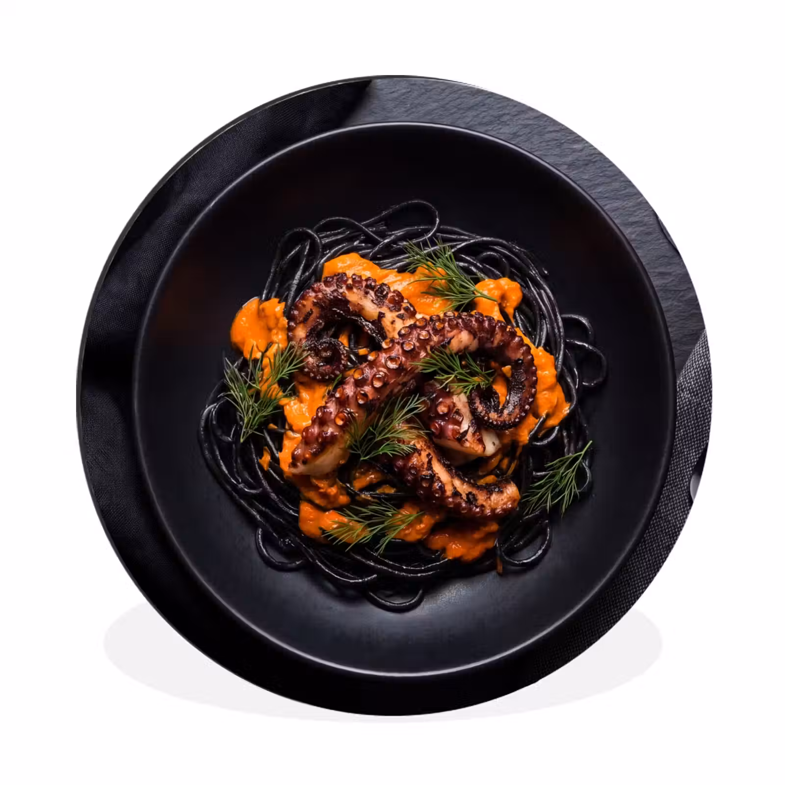 Wandcirkel - Aluminium - Eten - Octopus - Modern — 1