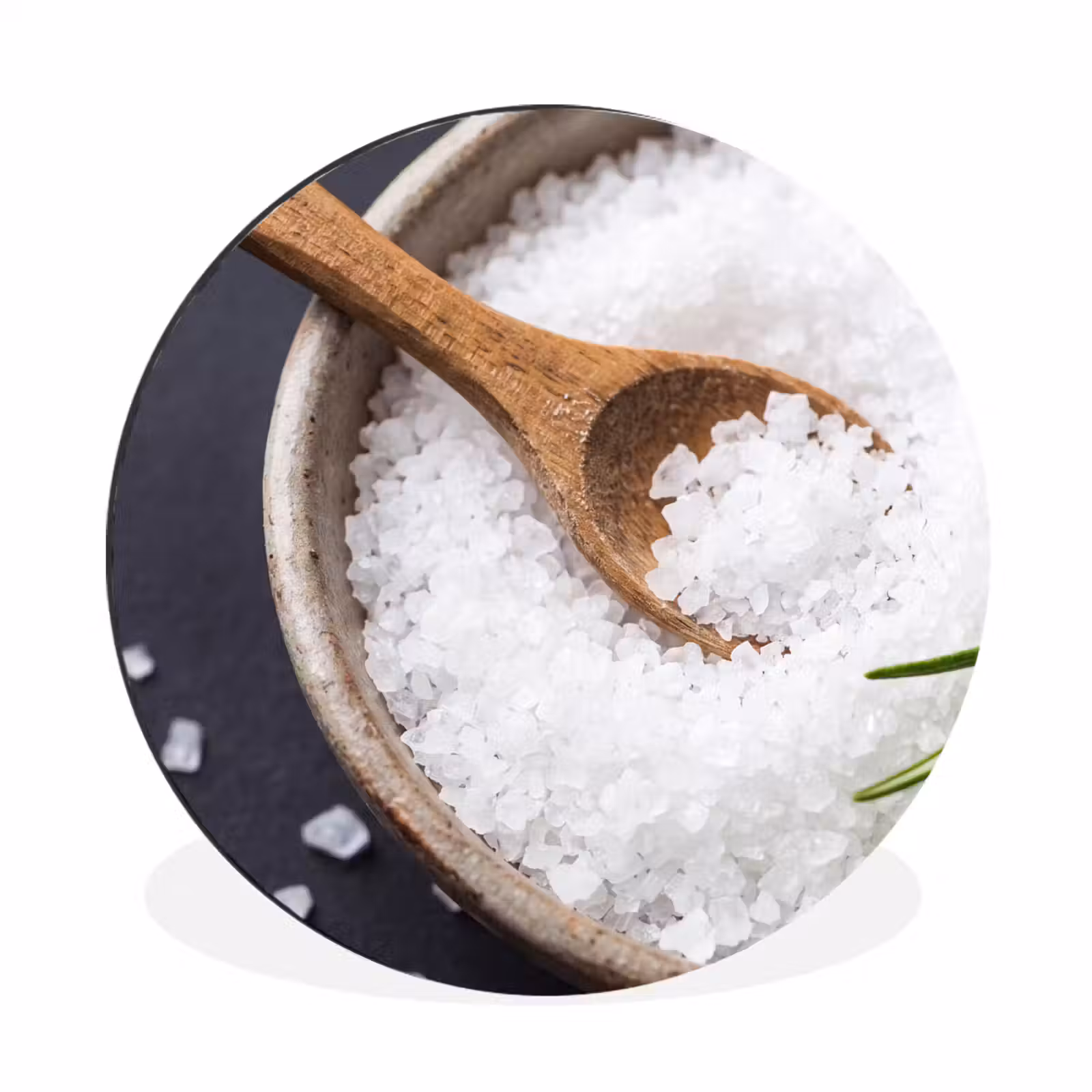 Wandcirkel - Aluminium - Zout - Kom - Eten — 1
