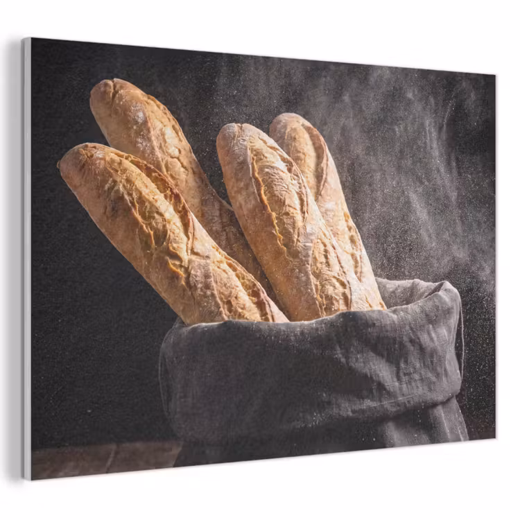 Akoestisch schilderij - Brood - Zak - Eten — 1