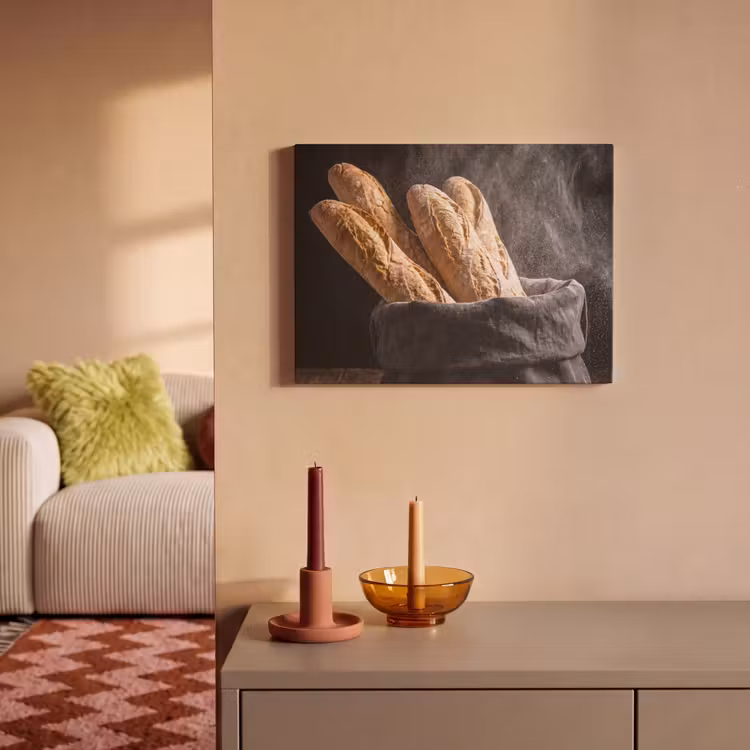 Akoestisch schilderij - Brood - Zak - Eten — 2