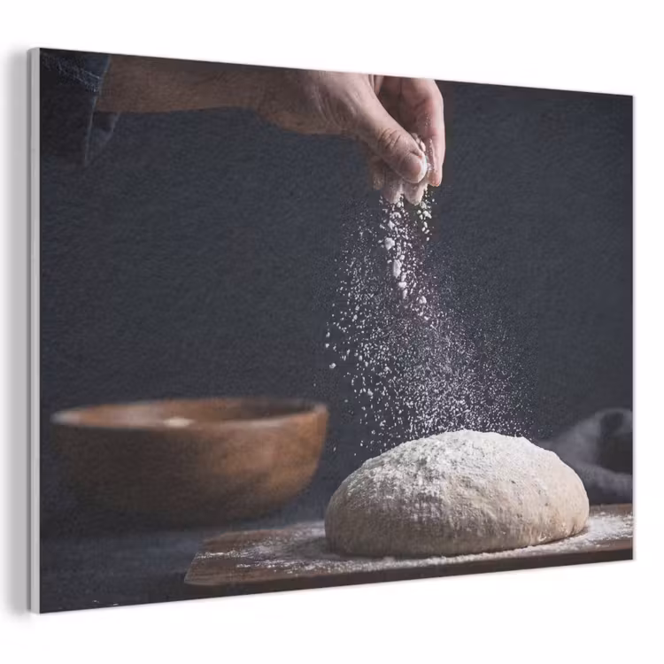 Akoestisch schilderij - Deeg - Hand - Bakken — 1