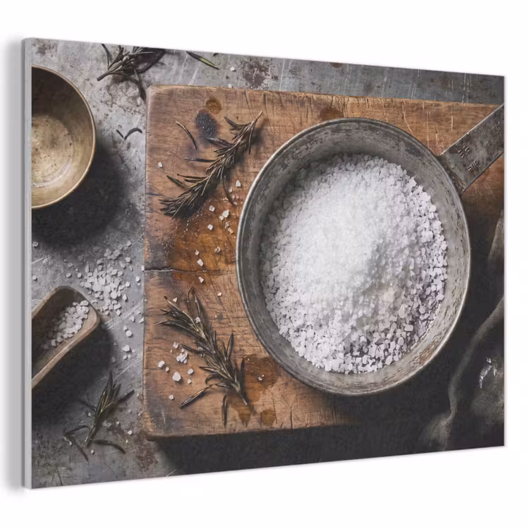 Akoestisch schilderij - Zout - Keuken - Rustiek — 1