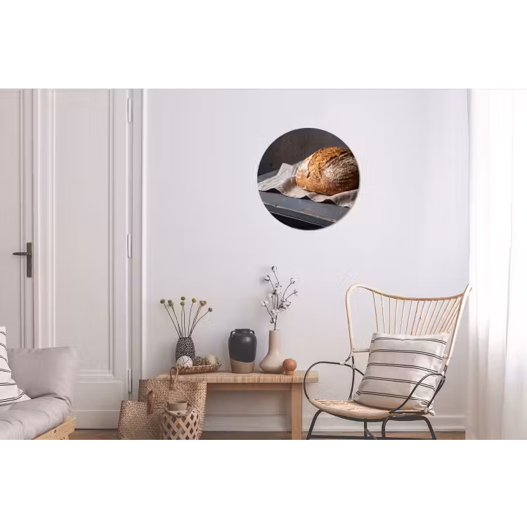 Wandcirkel - Aluminium - Brood - Rustiek - Eten — 2
