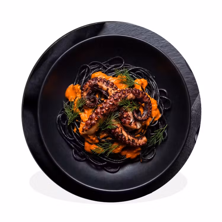 Wandcirkel - Aluminium - Eten - Octopus - Modern — 1