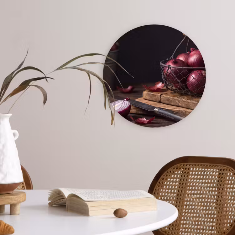 Wandcirkel - Glas - Ui - Eten - Rustiek — 4
