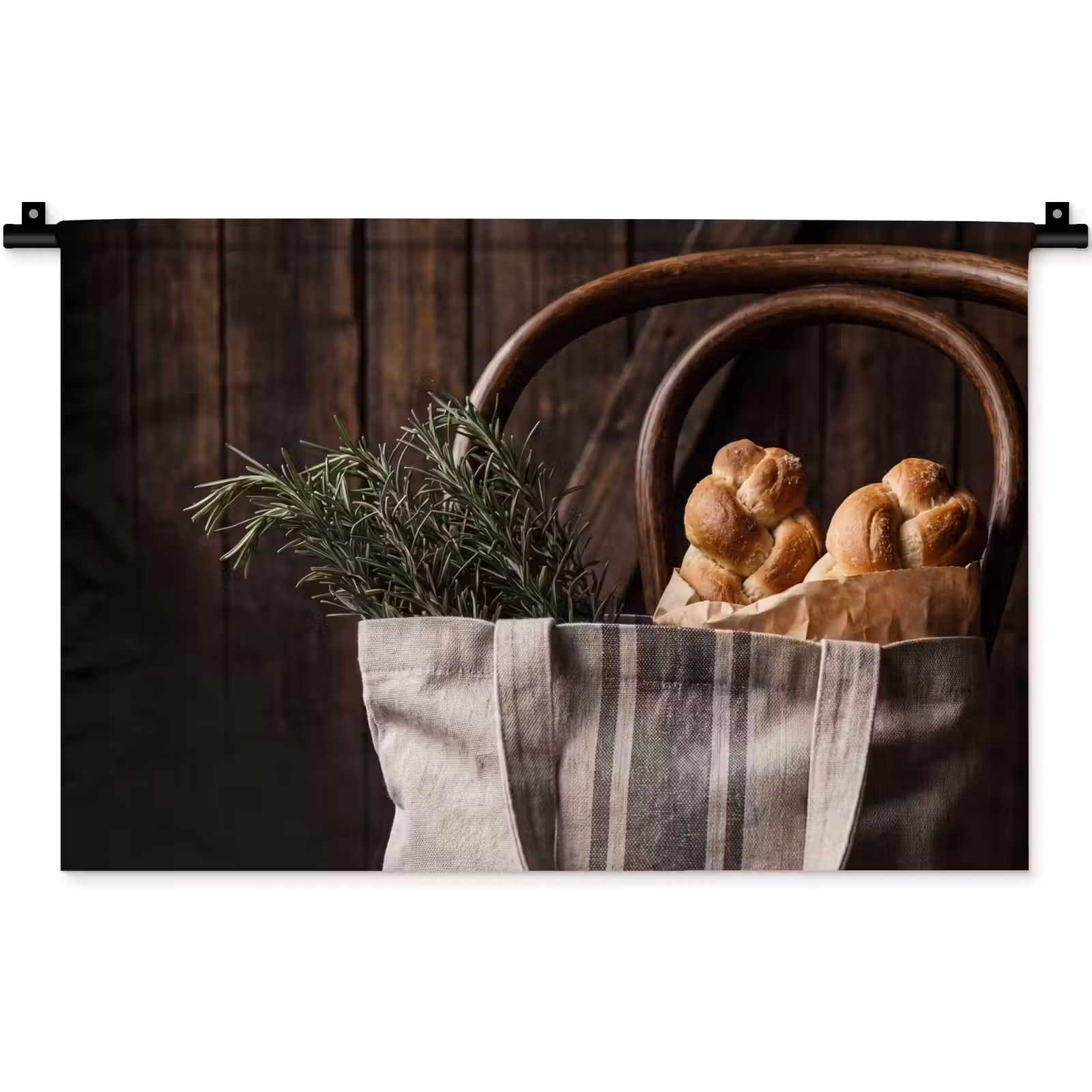 Wandkleed - Brood - Kruiden - Eten — 1