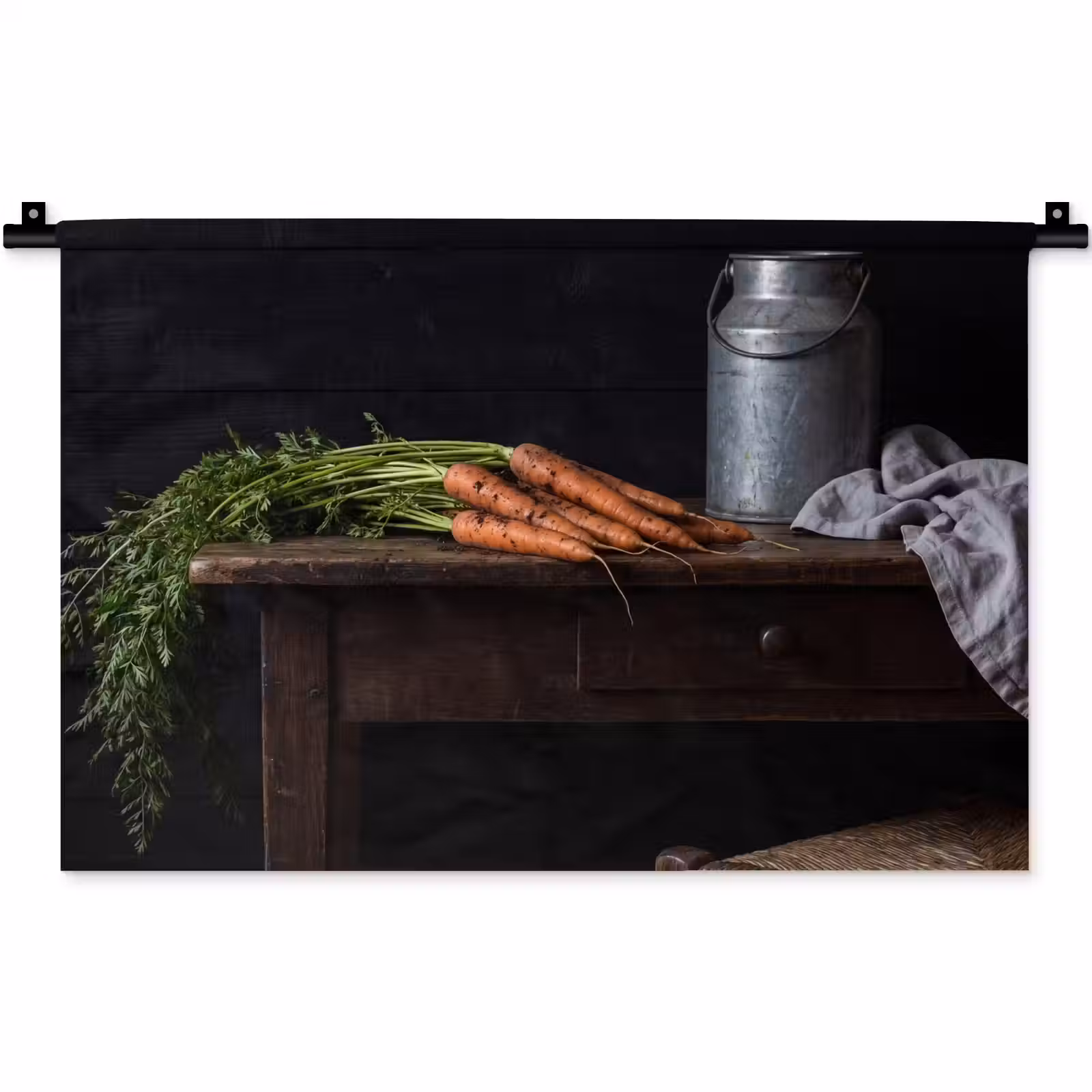 Wandkleed - Groenten - Rustiek - Stilleven — 1