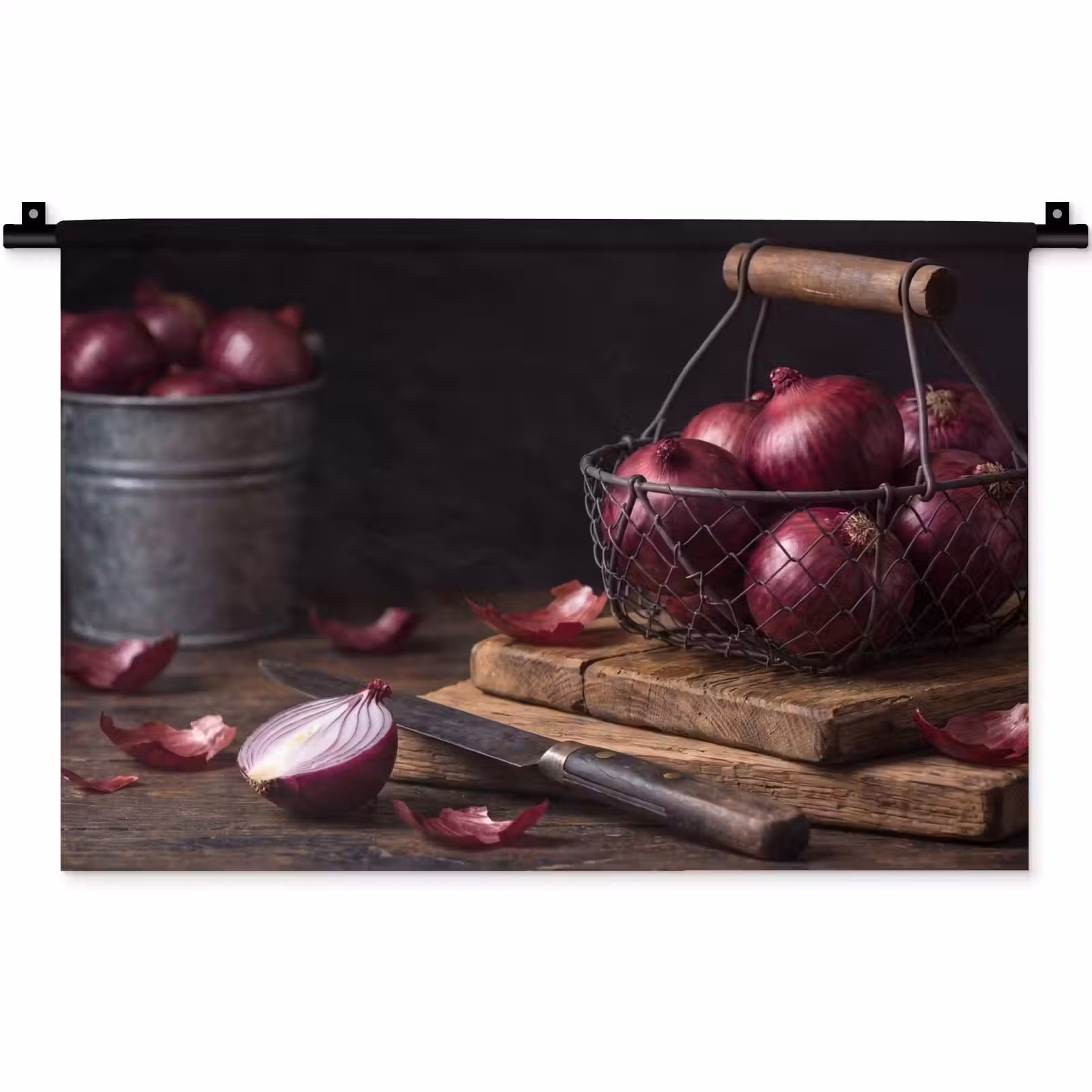 Wandkleed - Ui - Eten - Rustiek — 1