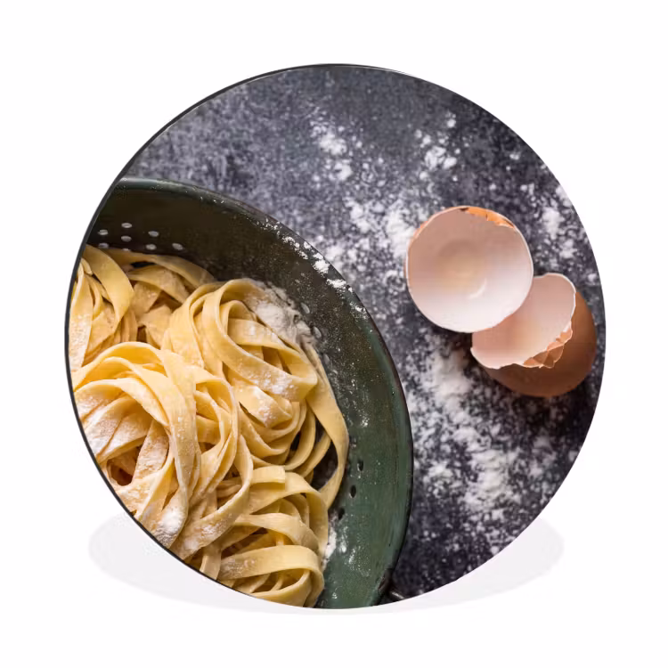 Wandcirkel - Aluminium - Pasta - Keuken - Eten — 1