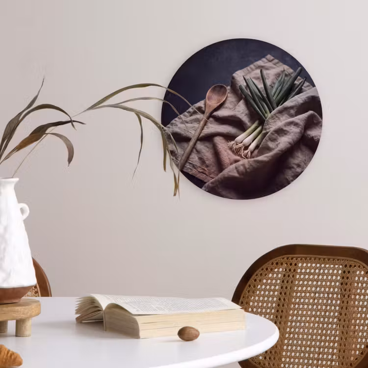 Wandcirkel - Glas - Eten - Lepel - Rustiek — 4