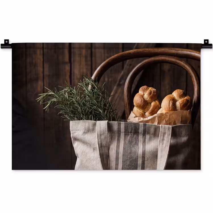Wandkleed - Brood - Kruiden - Eten — 1