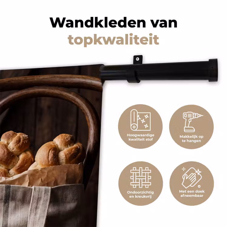 Wandkleed - Brood - Kruiden - Eten — 3