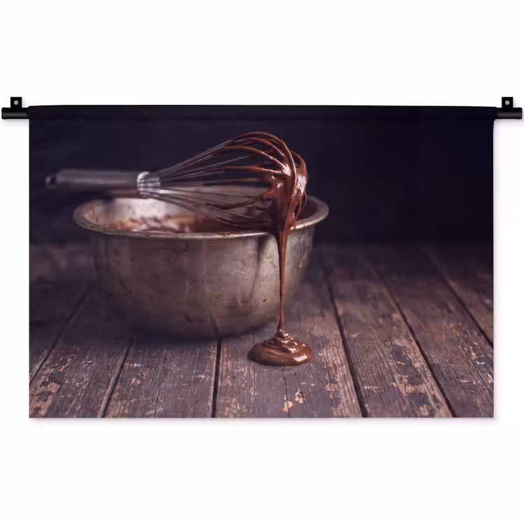 Wandkleed - Chocolade - Beslag - Eten — 1