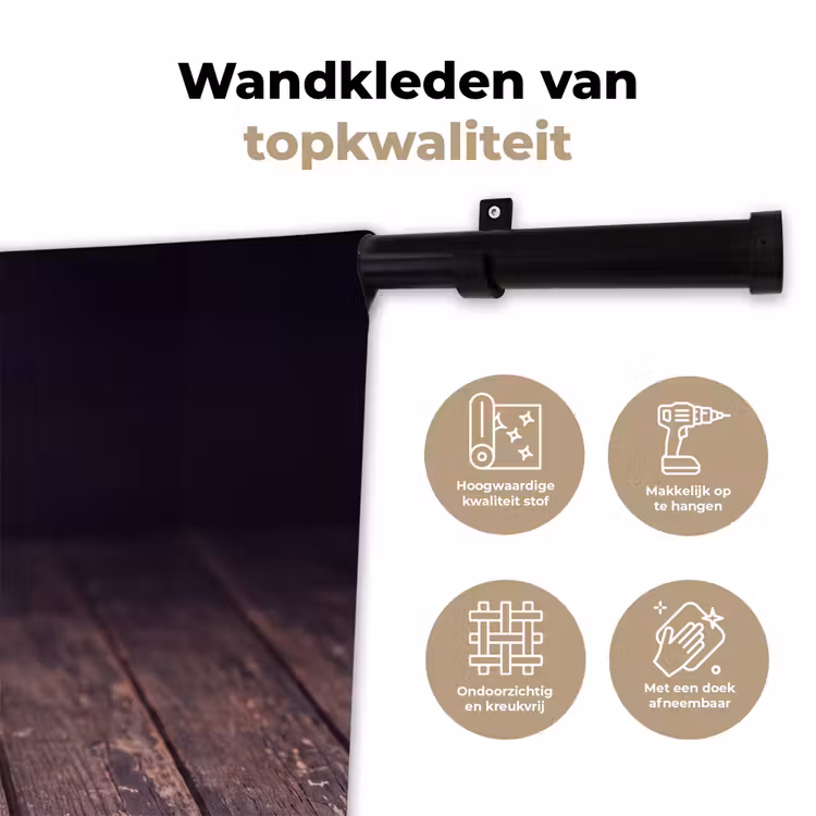 Wandkleed - Chocolade - Beslag - Eten — 3