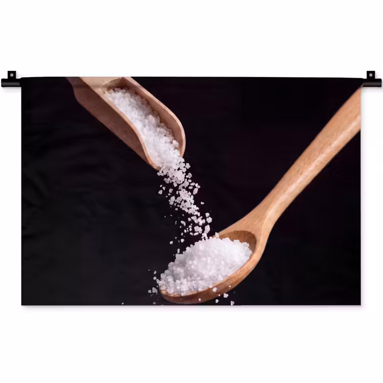 Wandkleed - Eten - Zout - Hout — 1