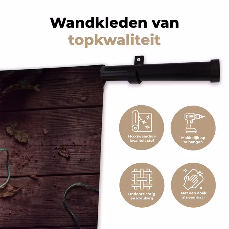 Wandkleed - Groente - Bieten - Rustiek — 3