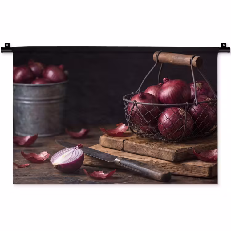 Wandkleed - Ui - Eten - Rustiek — 1