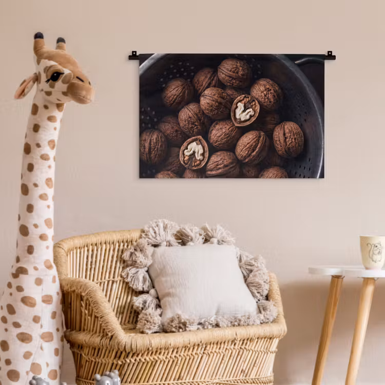 Wandkleed - Walnoot - Eten - Donker — 5