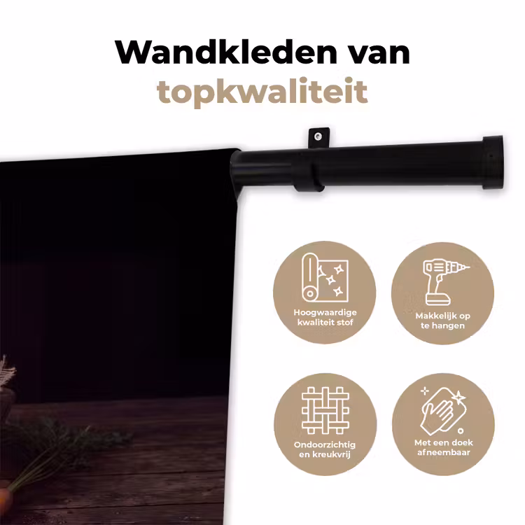 Wandkleed - Wortels - Mand - Eten — 3