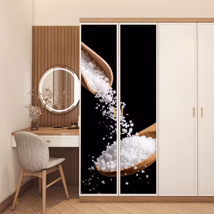 Deursticker - Eten - Zout - Hout — 5