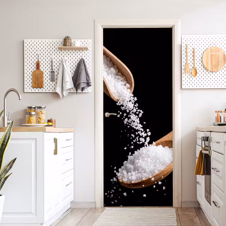 Deursticker - Eten - Zout - Hout — 7