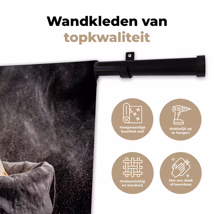 Wandkleed - Brood - Zak - Eten — 3