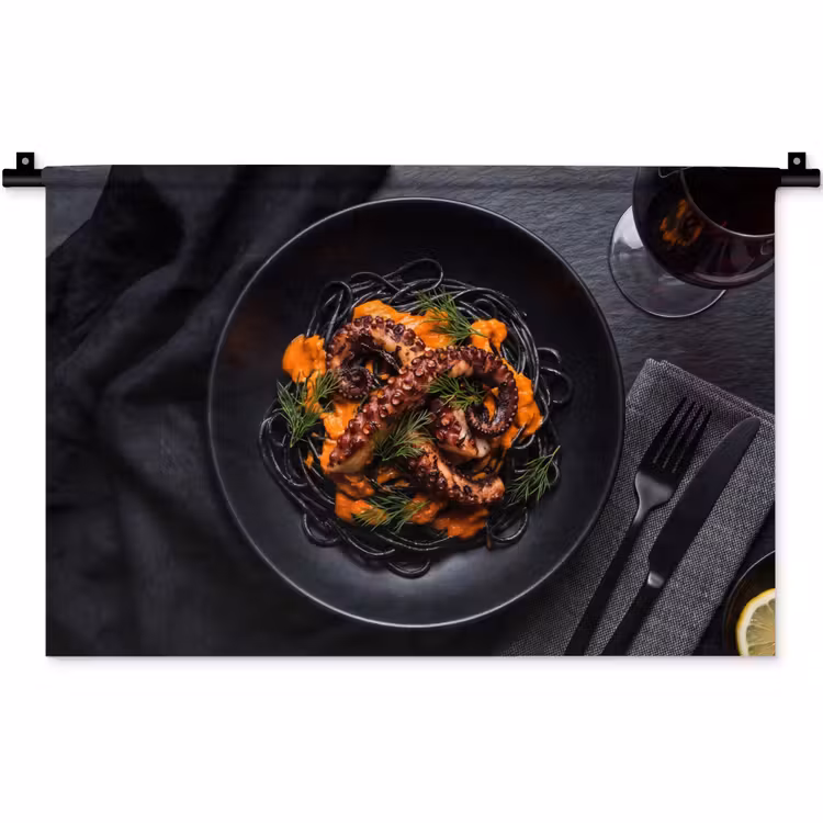 Wandkleed - Eten - Octopus - Modern — 1