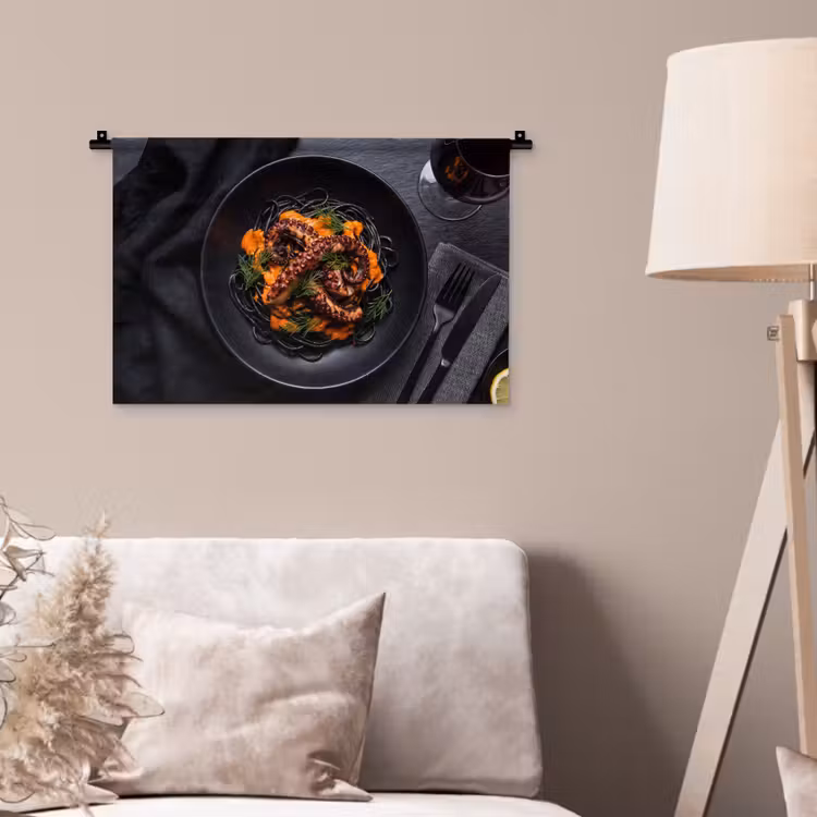 Wandkleed - Eten - Octopus - Modern — 2