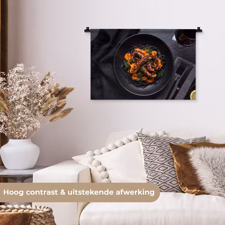 Wandkleed - Eten - Octopus - Modern — 4