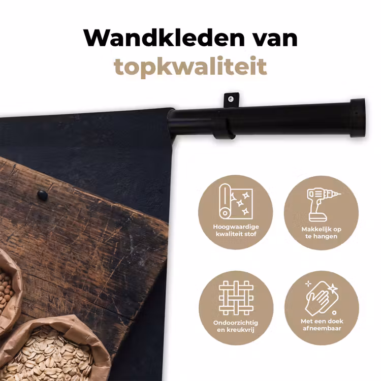 Wandkleed - Eten - Zakjes - Voeding — 3