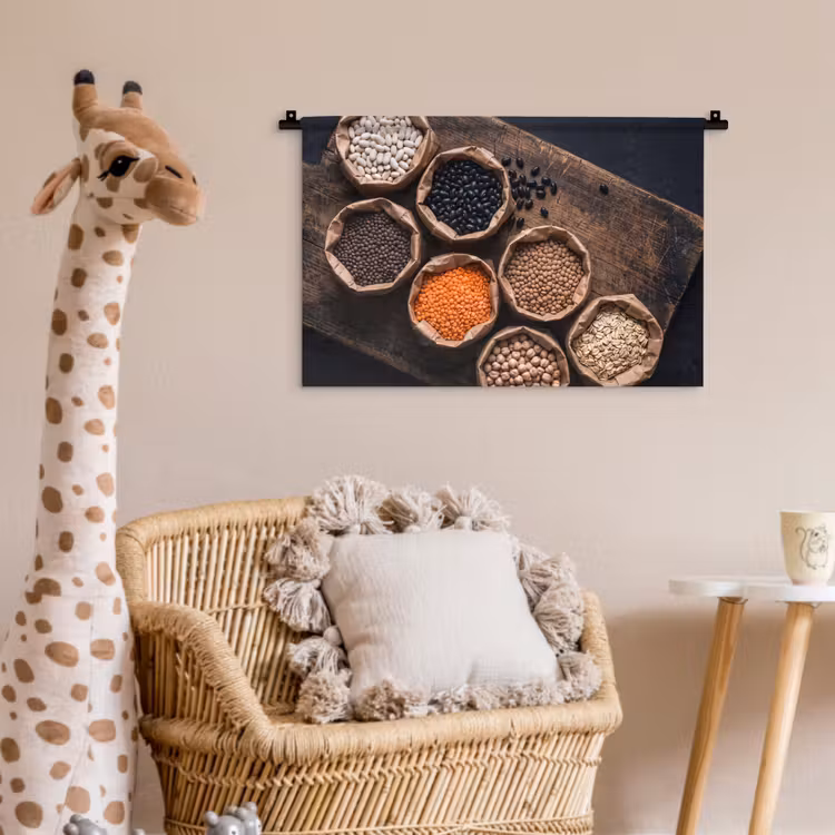 Wandkleed - Eten - Zakjes - Voeding — 5