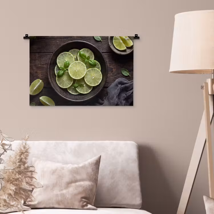 Wandkleed - Fruit - Groen - Eten — 2